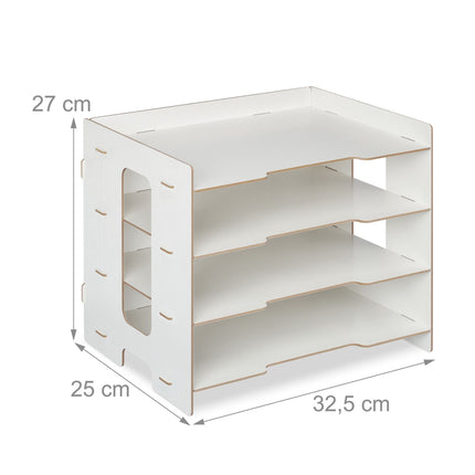 Mailbox in MDF with 3 compartments