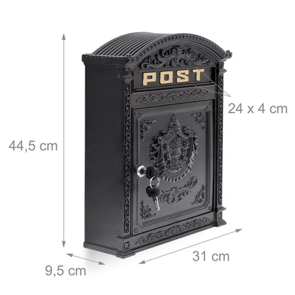 Mailbox in antique style