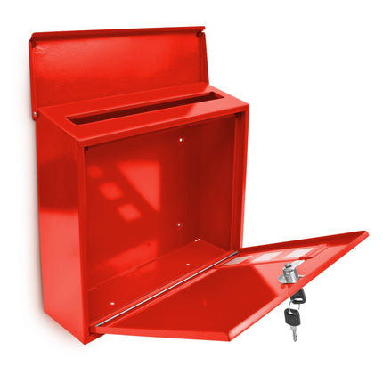 Mailbox metal with 3 viewing windows