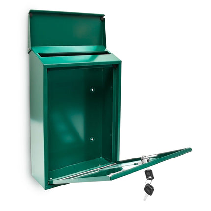 Mailbox with 3 square viewing windows