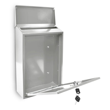 Mailbox with 3 square viewing windows