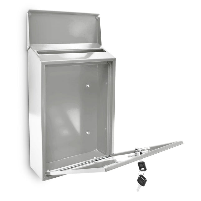 Mailbox with 3 square viewing windows