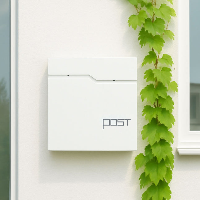 Mailbox with Newspaper Holder – Modern Design, Secure Lock