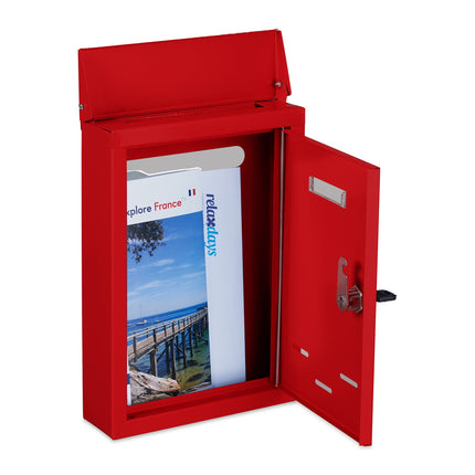 Mailbox with nameplate