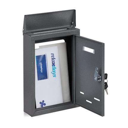 Mailbox with nameplate