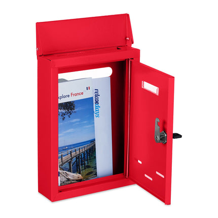 Mailbox with nameplate