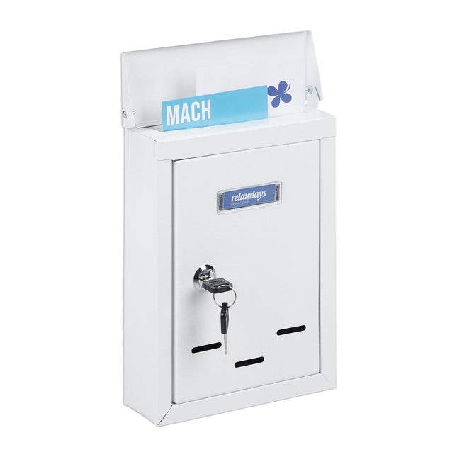 Mailbox with nameplate