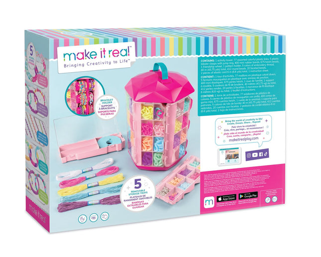 Make It Real 5 In 1 Activity Tower Dyi Jewelry Set