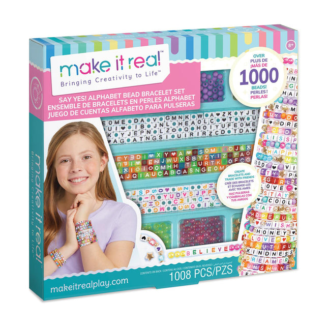 Make It Real Diy Bracelet Set Alphabet