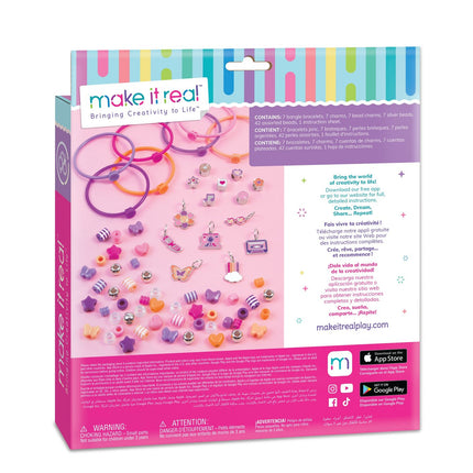 Make It Real Diy Fashion Beaded Bangle Bracelets