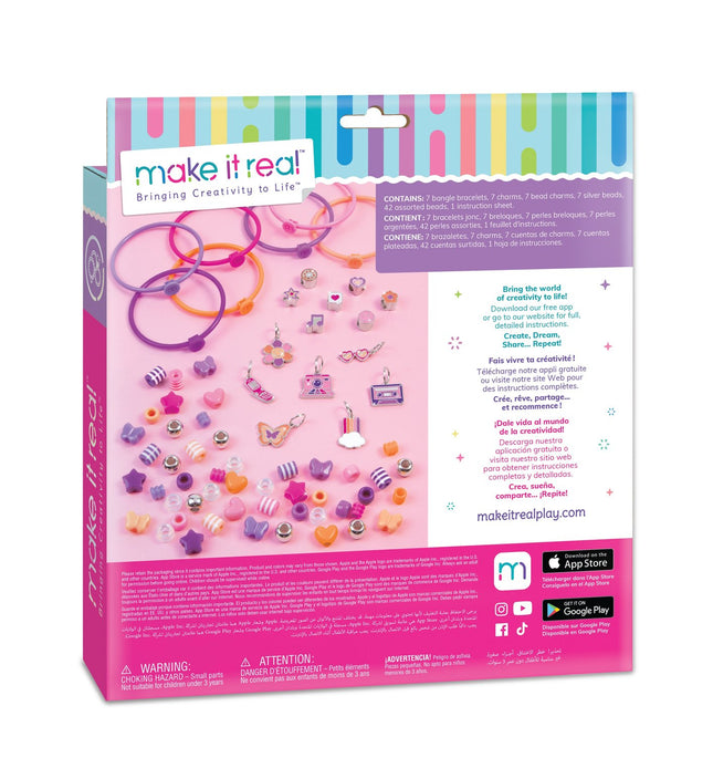 Make It Real Diy Fashion Beaded Bangle Bracelets