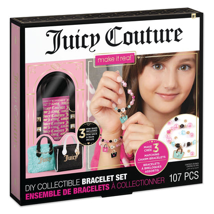 Make It Real Juicy Couture 3 Handbag And Bracelet Large Set
