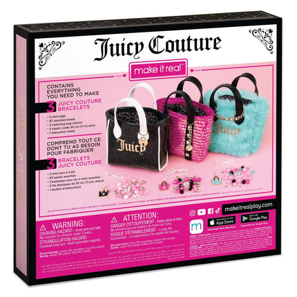 Make It Real Juicy Couture 3 Handbag And Bracelet Large Set