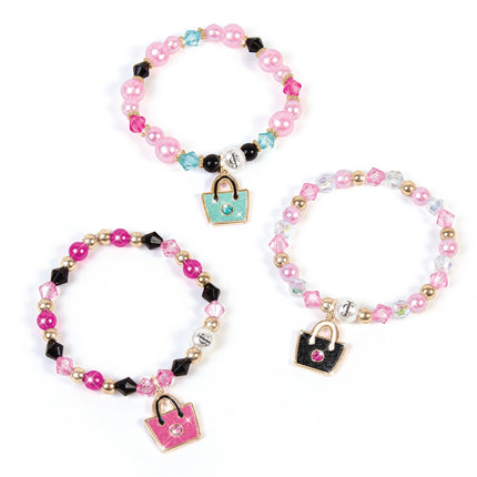 Make It Real Juicy Couture 3 Handbag And Bracelet Large Set