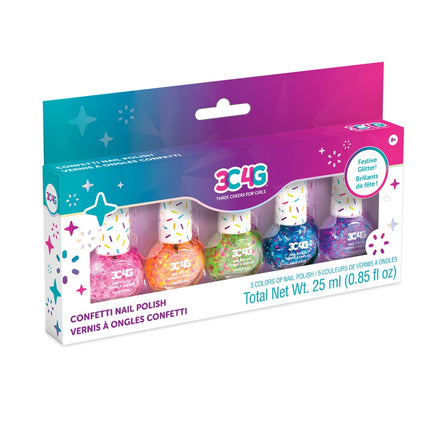 Make It Real Nail Polish Confetti, 5 Pcs