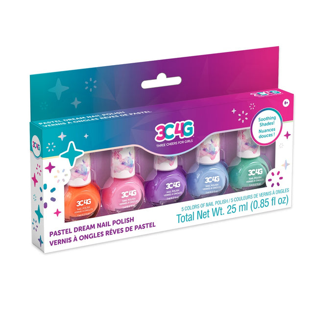 Make It Real Pastel Dream Nail Polish, 5 Pcs