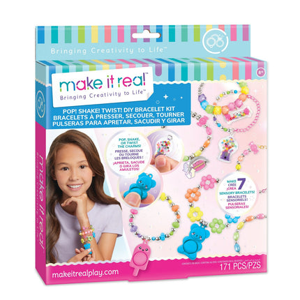 Make It Real Pop! Shake! Twist! Diy Bracelet Kit