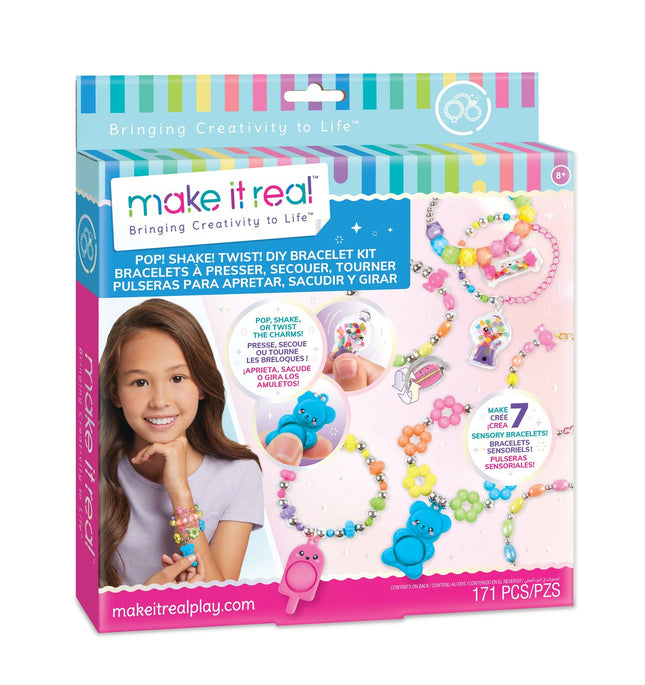 Make It Real Pop! Shake! Twist! Diy Bracelet Kit