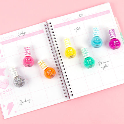 Make It Real Rainbow Days Of The Week Nail Polish, 7 Pcs