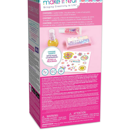 Make It Real Water Bottle With Cosmetics Set "A Taste Of Beauty"
