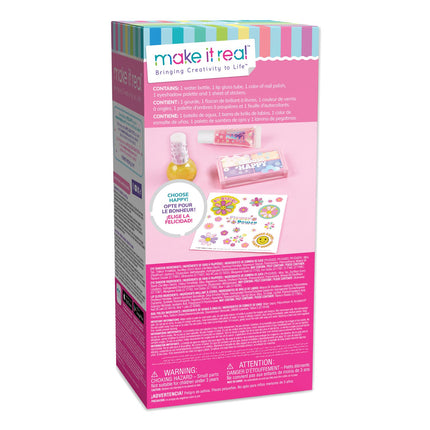 Make It Real Water Bottle With Cosmetics Set "A Taste Of Beauty"