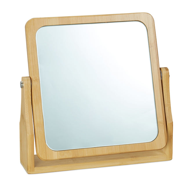 Makeup mirror bamboo