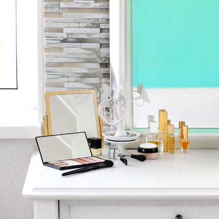Makeup mirror bamboo