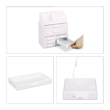 Make-up stand with eight drawers