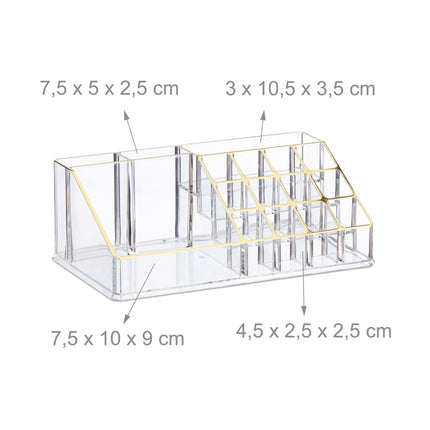 Make-up stand with eight drawers