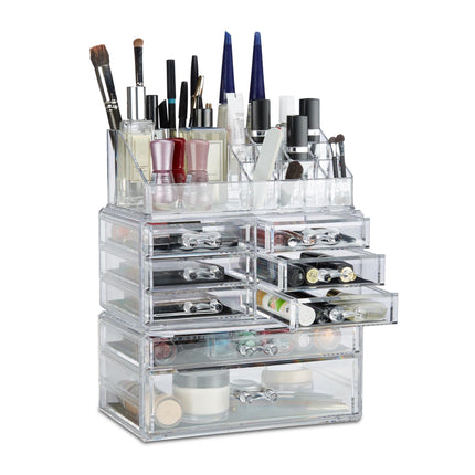 Make-up stand with eight drawers