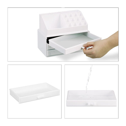 Makeup storage with 4 drawers