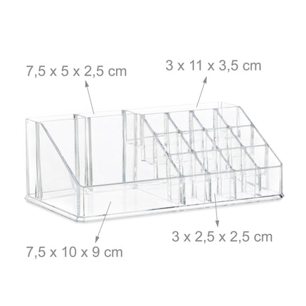 Makeup storage with 4 drawers