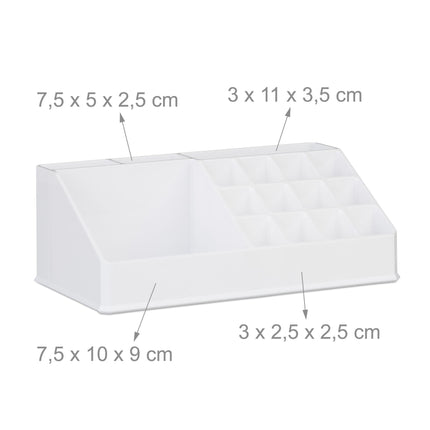 Makeup storage with 4 drawers