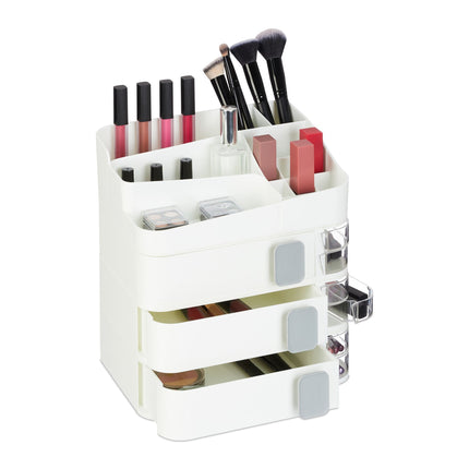 Makeup storage with drawers