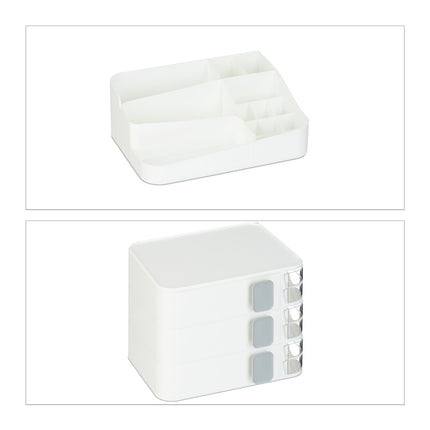 Makeup storage with drawers
