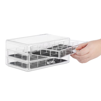 Makeup storage with drawers