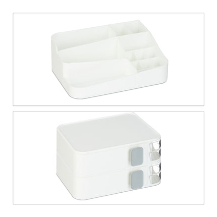Makeup storage with drawers