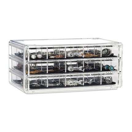 Makeup storage with drawers