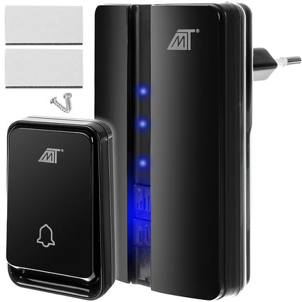 Malatec 23371 black wireless doorbell