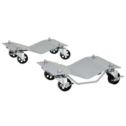 Maneuvering jack kit, tire assist with 4 wheels, grey, 40.5x30 cm