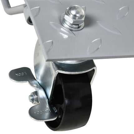 Maneuvering jack kit, tire assist with 4 wheels, grey, 40.5x30 cm