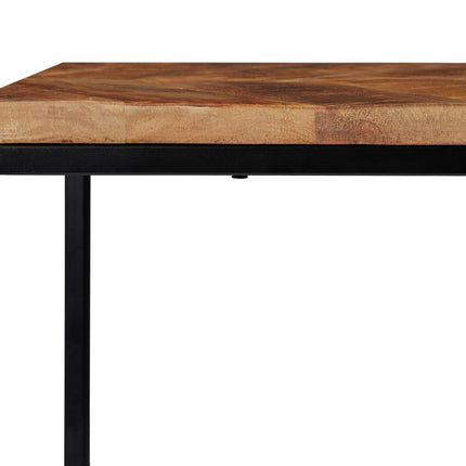Mango Wood Coffee Tables – Set of 2, Natural Finish