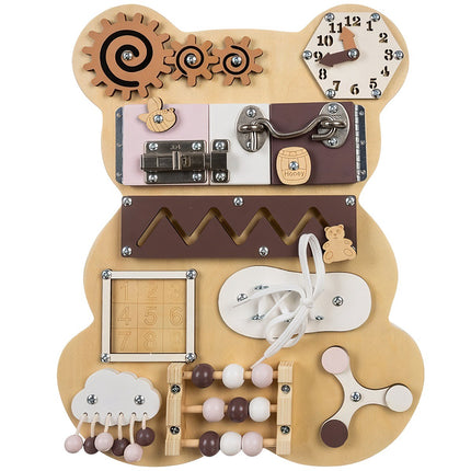 Manipulation board - Kruzzel 22584 teddy bear