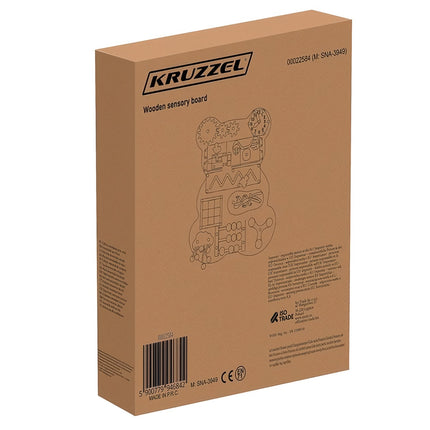 Manipulation board - Kruzzel 22584 teddy bear