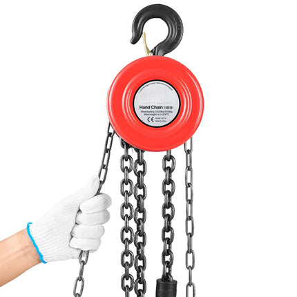 Manual Chain Hoist, 1 Ton, 6 m Lift, G70 Chain