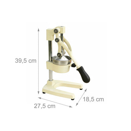 Manual Citrus Press, Cast-Iron, Stainless Steel Sieve