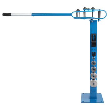 Manual Floor Pipe Bender, 7 Dies 1–3 In, 44 In Handle