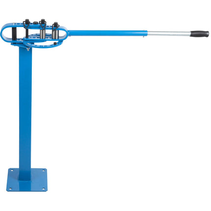 Manual Floor Pipe Bender, 7 Dies 1–3 In, 44 In Handle