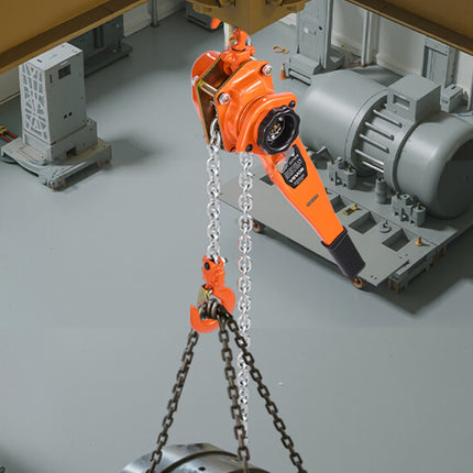 Manual Lever Chain Hoist 1.5T, 3 m G80 Chain, Dual Pawl Brake