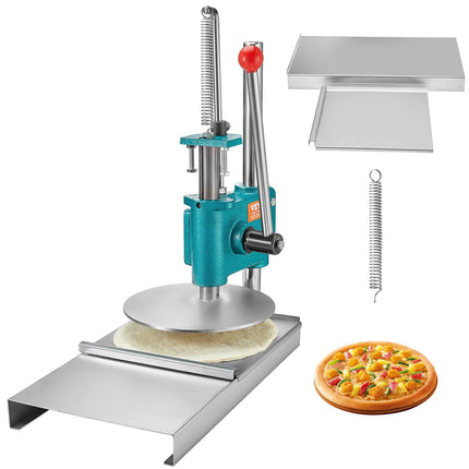 Manual Pizza Dough Press, 9.5-Inch, Height Adjustable